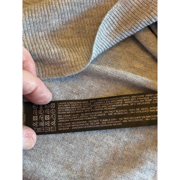 0166 Size Medium Zara Knit Light Grey Lightweight Sweater. VGUC - Picture 11 of 12